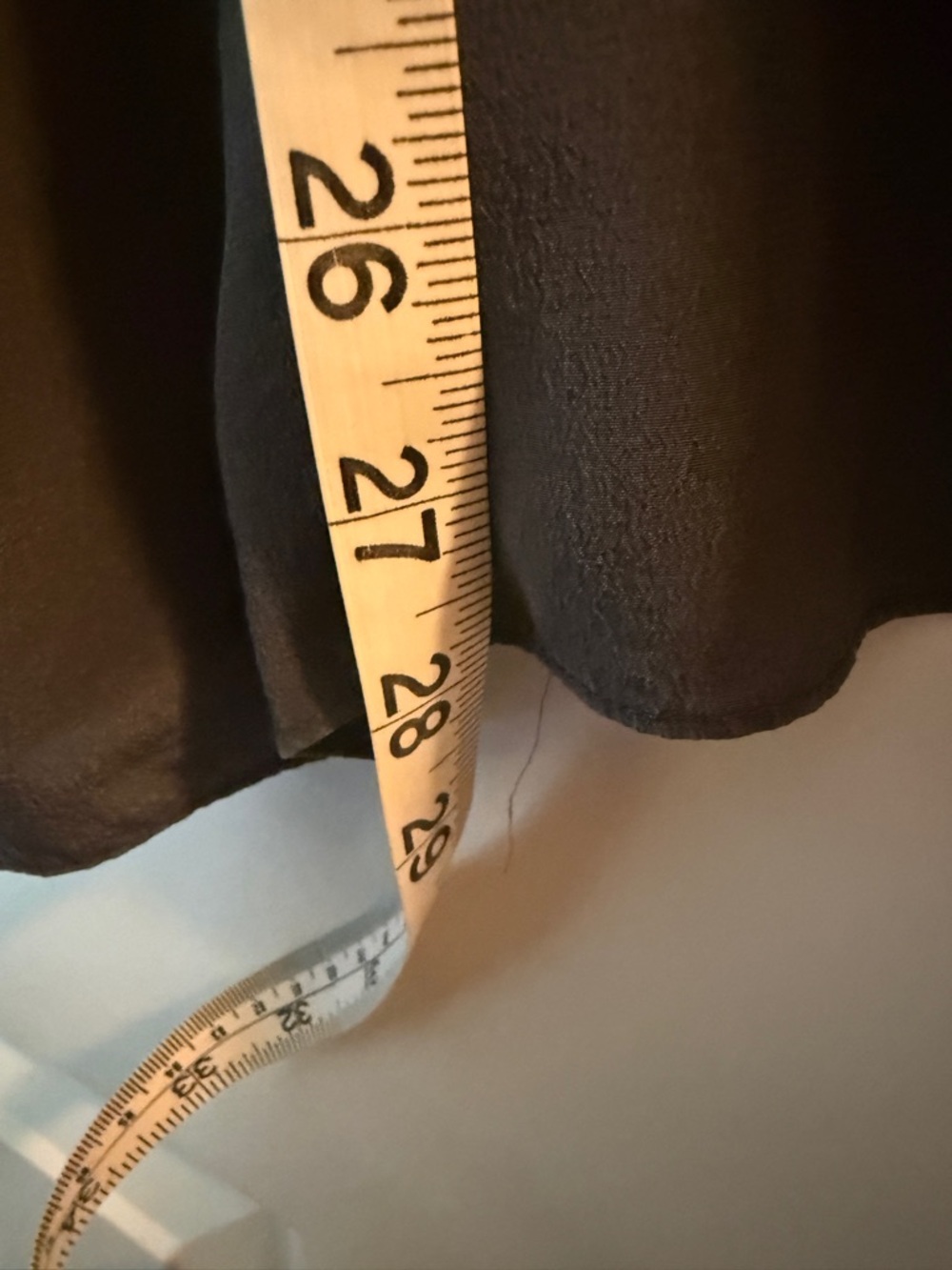 Eileen Fisher silk Charcoal Button-Front Relaxed Collared Blouse - Picture 5 of 5